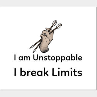 Limit Breaker, Unstoppable tees, hoodies, phone cases Posters and Art